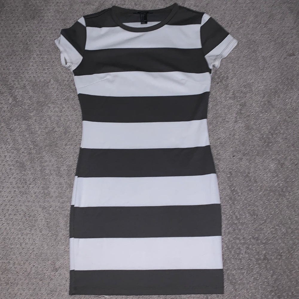 Forever 21 Striped Bodycon Dress